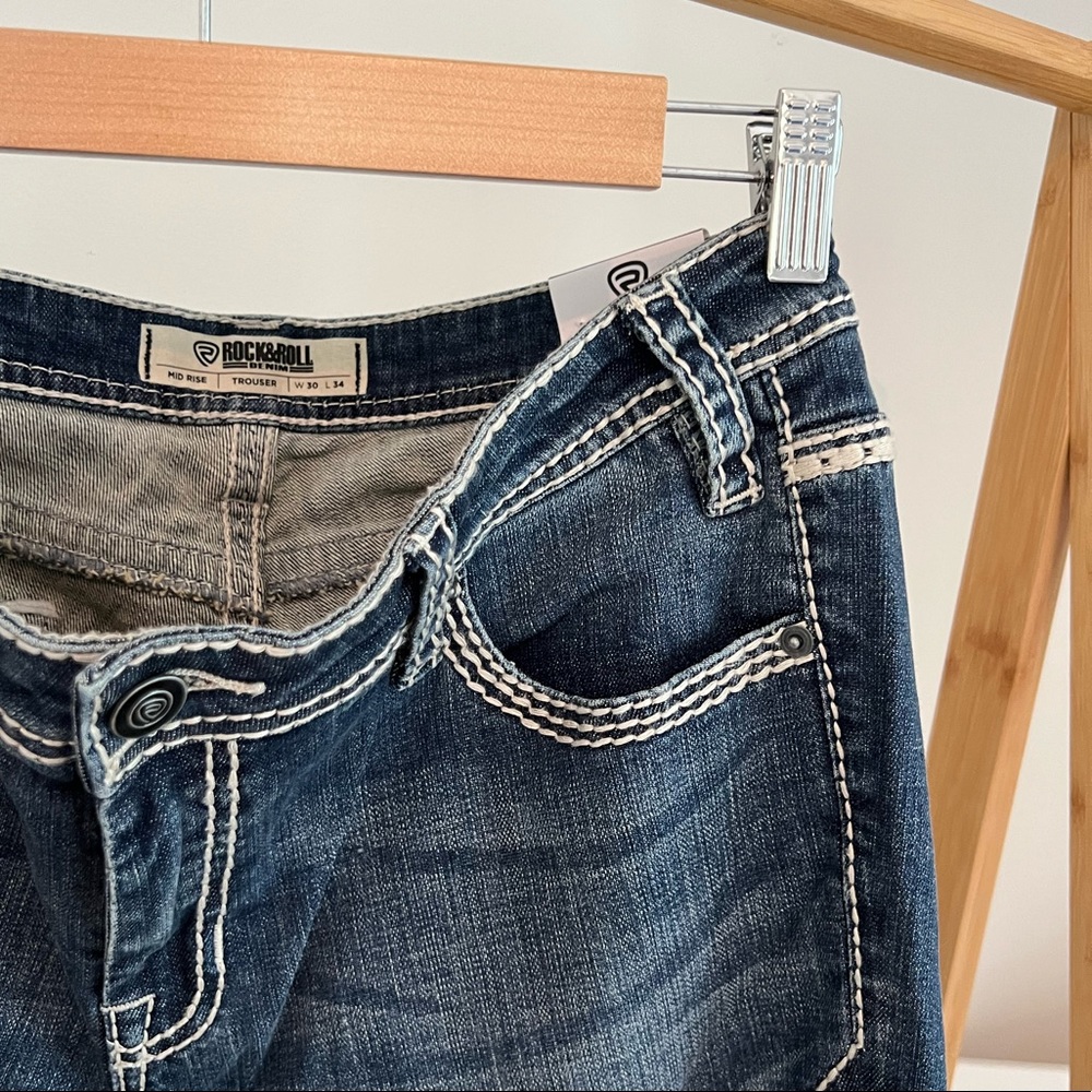 Rock & Roll Denim Flare Jeans.